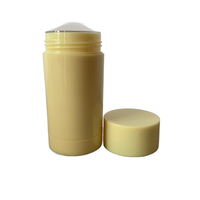 Bâton à déodorant jaune 1oz, pièces, conteneur/cosmétique avec colle solide pour le visage en matériaux, remplissage du fond