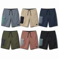 Shorts de pêche pour hommes en gros, séchage rapide, utilitaires, avec cordon de serrage à la taille, pour la plage et la natation
