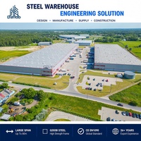 Edificio Modular de Acero para Desarrollo de Parques Industriales, Instalación de Almacenes Comerciales, Diseño de Expansión Flexible