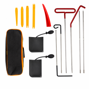 Kit di 13 Attrezzi per Sblocco Veicoli con Pinza Lunga 65 Pollici, 2 Cunei ad Aria e 5 Cunei Anti-graffio per Assistenza Stradale - Product Image 1