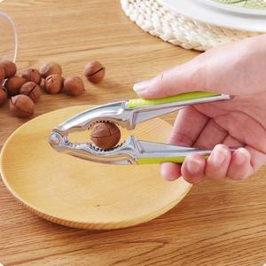 Alloy Walnut Cracker With Green Handle Household Nut <b>Sheller</b> For Walnuts And Hazelnuts - Product Image 3