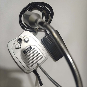 Microphone dynamique avec pédale, omnidirectionnel, pour équipement de communication, réseaux radio, matériau plastique - Product Image 3