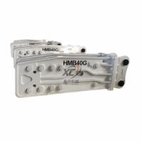 Marteau brise-roche hydraulique HB40G 160 mm de haute qualité pour pièces de rechange d'excavatrices PC200 PC300