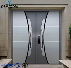 Puerta <span class=keywords><strong>Principal</strong></span> Doble <span class=keywords><strong>de</strong></span> Seguridad Corredera <span class=keywords><strong>de</strong></span> Metal para Villa, Otras <span class=keywords><strong>Puertas</strong></span> <span class=keywords><strong>de</strong></span> Entrada <span class=keywords><strong>de</strong></span> <span class=keywords><strong>Aluminio</strong></span> Fundido para Casa - Product Image 5