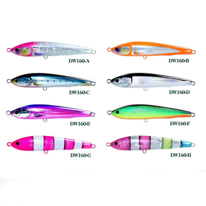 Leurre de pêche flottant WEIHE Topwater Treble Hook Pencil Lure 160mm 45g pour la pêche en eau salée et en rivière - Product Image 2