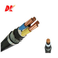 Câble d'alimentation basse tension blindé en PVC isolé en PVC 0,6/1 kV 1-185 mm² à 4 conducteurs en cuivre simple
