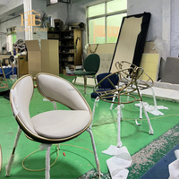 Italienische High-End-Esszimmer möbel Mahagoni Messing Holz furnier Moderner Luxus runder Esstisch für 8 Personen