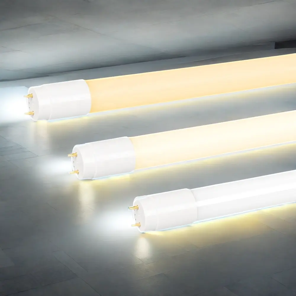 Luzes LED T8 para armazém alemão 3000-6500k, tubo de vidro LED T8 9w 12w 15w 18w 210lm/W 60cm 120cm 150cm