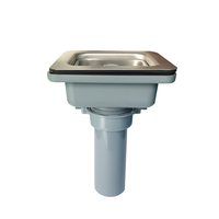Crépine de lavabo en acier inoxydable de bonne qualité, lot de 2, pour évier de cuisine