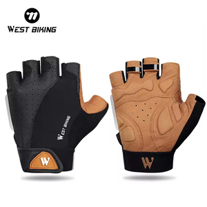 Tây đi xe đạp mùa hè nửa ngón tay đi xe đạp Găng tay da và không thấm nước MTB xe máy leo núi đi xe đạp - Product Image 1