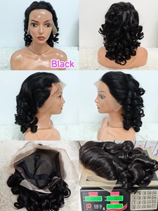 Letsfly Promoción de $75 Pelucas Frontales de Encaje 13x4 de 18 Pulgadas con Ondas Sueltas y Rizadas, 250% de Densidad, Cabello Virgen Natural 100% Humano, 230 gramos, 10A - Product Image 2