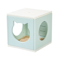 Structure d'escalade modulaire pour chat en PE, librement combinable, facile à assembler, universelle quatre saisons, pour plusieurs chats, usage domestique