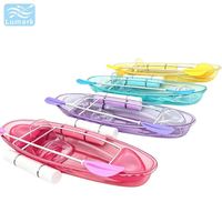 Kayak transparent en cristal coloré avec sac flottant latéral et pagaie double pour la plage, personnalisé de Chine, Lumark incassable