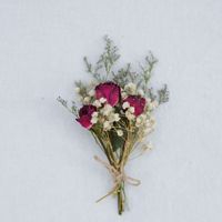 Mini Ramo de Flores Secas, Decoración para Tarjetas, Materiales para Manualidades, Accesorios para Fotografía, Caja de Regalo, Pequeño Recuerdo, Boutonniere