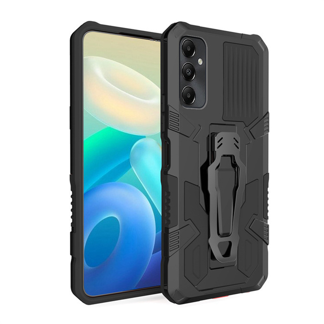 Magnetic Car Mount Holder TPU+PC Cover Ring Kickstand Shockproof Metal Back Clip Case for Samsung Galaxy A05S/A05/A10/A10S/A11
