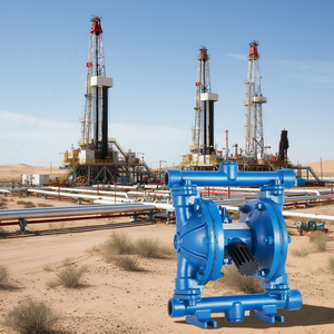 Bomba de Diafragma Doble Accionada por Aire D0100HAMIYW, Unidad de Bombeo para Campos Petroleros con Caudal de 12 GPM - Product Image 2