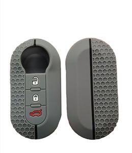 Vente en gros de housse de <span class=keywords><strong>clé</strong></span> de voiture en silicone Offre Spéciale pour <span class=keywords><strong>Fiat</strong></span> 500 Housse de protection Ducato Panda Grande <span class=keywords><strong>Punto</strong></span> Lancia Musa Etui de <span class=keywords><strong>clé</strong></span> de voiture - Product Image 4