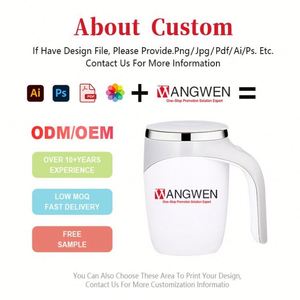Custom Mixer <b>Smart</b> Drinkware Stainless Steel Electric Magnetic Auto Automatic Mixing Coffee Cup Self Stirring - Product Image 3