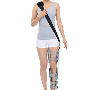 Rodillera ortopédica médica con doble bisagra, <span class=keywords><strong>ortesis</strong></span> <span class=keywords><strong>articulada</strong></span>, fijador de rodilleras, soporte - Product Image 6