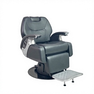 Fauteuil de réception ergonomique moderne en cuir PU durable pour salons de beauté et salons de coiffure - Mobilier de salon inclinable électrique - Product Image 3