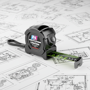 Cinta Métrica Duradera con Revestimiento <span class=keywords><strong>de</strong></span> Película Engrosada, Cinta Métrica Automática <span class=keywords><strong>Fluorescente</strong></span> <span class=keywords><strong>de</strong></span> Una Sola Cara - Product Image 1