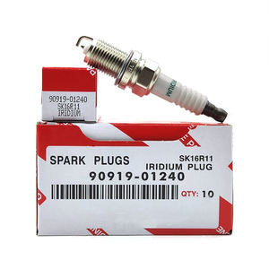 Fábrica al por mayor SK16R11 3324 90919-01240 Bujía de iridio para Toyota para modelos <span class=keywords><strong>Lexus</strong></span> Prius <span class=keywords><strong>LX</strong></span> Celica Vios - Product Image 1