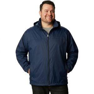 Customized Lightweight Polyester <b>Jacket</b> for <b>Men</b> Breathable Waterproof Windproof Fur Decoration Zipper <b>Summer</b> Outdoor Windbreak - Product Image 1