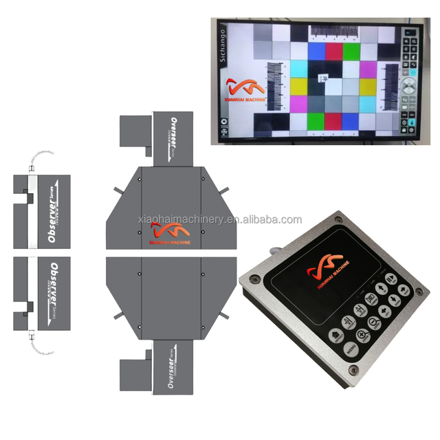 BST SICHANGO OVERSEER 100D Two Cameras Video Web Inspection System Camera Vision Nilpeter Flexo Narrow Web  Printer Machine