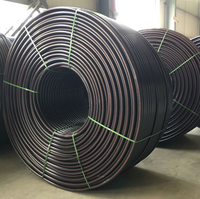 Conduit flexible en PEHD avec âme en silicone pour réseau de communication, tube de protection pour câble à fibre optique extérieur