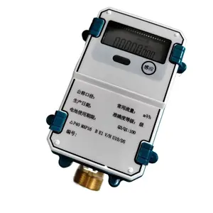 Fabricante inteligente de medidor de água dn15 LoRaWAN com controle de válvula ultrassônica sem fio