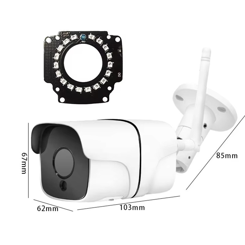 IP66 CCTV camera outdoor comparison plastic metal housing