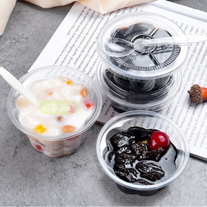 150ml and <strong>250ml</strong> Plum Blossom Shape Ice Cream <strong>Cups</strong> Disposable <strong>Yogurt</strong> Container PP Material With Custom Printing - Product Image 6