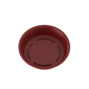 Maceta de plástico elegante F191L con platillo Patrón triangular de alto brillo para hoteles y bodas - Product Image 3