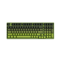 Akko orman degrade klavye tuş takımı Shine-Through yan baskılı 135-Key MX anahtarı uyumlu Keycaps