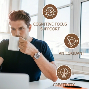 Café con Champiñones a Precio de Mayoreo, con Suplemento de Sodio, Refuerzo Inmunológico, Energético y para la Concentración Cognitiva - Product Image 6