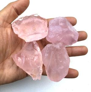 หินโรสควอตซ์หยาบธรรมชาติ1ชิ้น,หินธรรมชาติบำบัดแบบหยาบสำหรับใช้ในบ้านขนาดใหญ่ขายส่ง - Product Image 4