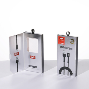 Productos electrónicos personalizados de alta calidad, auriculares, reloj inteligente, caja de papel plegable, <span class=keywords><strong>cargador</strong></span> de teléfono móvil, caja de embalaje de cable de datos - Product Image 4