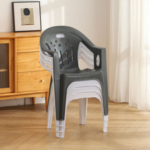Sedia da Esterno per Giardino, Hotel, Ristorante, Spiaggia, Design Pulito <span class=keywords><strong>e</strong></span> Semplice, in Materiale PP, con Schienale - Product Image 4