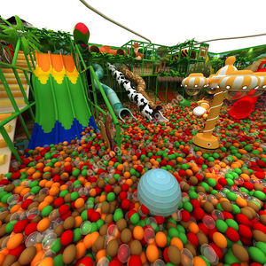 Parcours d'obstacles Ninja Warrior de 500 à 800 m², parc d'aventure commercial sur le thème de la forêt, trampoline, équipement de terrain de jeu intérieur pour enfants - Product Image 5