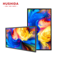 Afficheur numérique LCD Android 21 32 43 50 55 65 pouces 1920X1080P 4K, écran tactile portable, moniteur mural pour affichage publicitaire en magasin