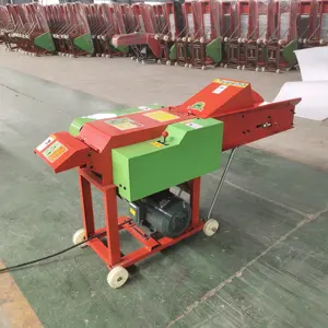 Animal processing machinery mini silage forage chopper chaff cutter machine straw grass cutting chaff cutting machine