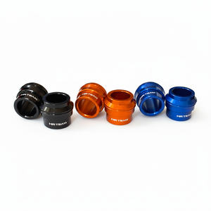 Per KTM SX 150 09-14 distanziali ruota anteriore arancione 20mm e 15mm in lega e alluminio - Product Image 1