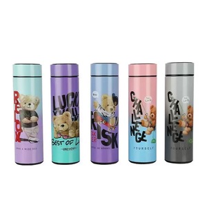 Thermos sous vide Ours de dessin animé, affichage LED intelligent de la température, bouteille d'eau en acier inoxydable en gros - Product Image 6