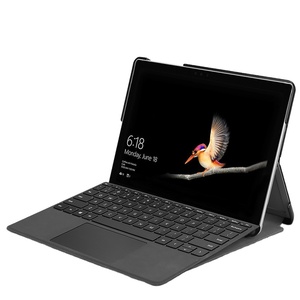 Étui Premium JUNCHI PC+PU 2026 pour Microsoft <span class=keywords><strong>Surface</strong></span> <span class=keywords><strong>Pro</strong></span> 8 360 °   Support rotatif en cuir véritable, résistant aux chutes et aux flexions - Product Image 1