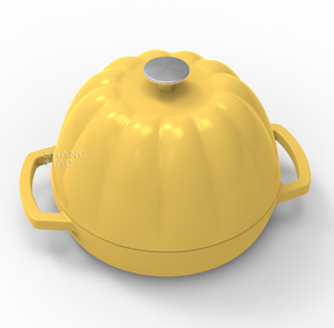Utensilios de cocina de hierro fundido esmaltado, Horno Holandés, olla grande para calabaza, olla para pan, Horno Holandés de hierro fundido esmaltado - Product Image 3