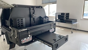 Hộp đồ nghề bằng nhôm, loại đơn, kép, có mui che, dành cho xe bán tải - Product Image 5