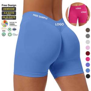 Custom Made <strong>Lycra</strong> Activewear <strong>Women</strong> High-Waisted Fitness <strong>Shorts</strong> Slim-Fit Stretch Sports <strong>Shorts</strong> Breathable Yoga <strong>Short</strong> Leggings - Product Image 1