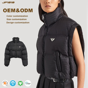 Trendy Women's Coats Winter Warmth Quilted <strong>Jackets</strong> Custom Pattern Front Pocket Waterproof Unisex <strong>Puffer</strong> <strong>Jacket</strong> Thick <strong>Thin</strong> - Product Image 1