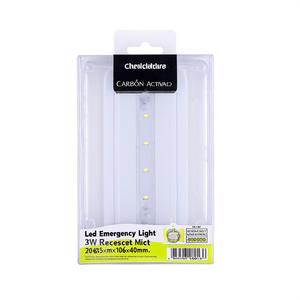 Luce di Emergenza LED 3W con Kit di Montaggio a Incasso 205x106x40mm - Product Image 2