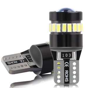ไฟ LED ภายในรถยนต์ T10 สว่างพิเศษ พร้อมเลนส์มินิ 360 องศา °   หลอดไฟรถยนต์ Shining W5w 1.8W 12v สีขาว 6000k รุ่น <span class=keywords><strong>168</strong></span> - Product Image 2